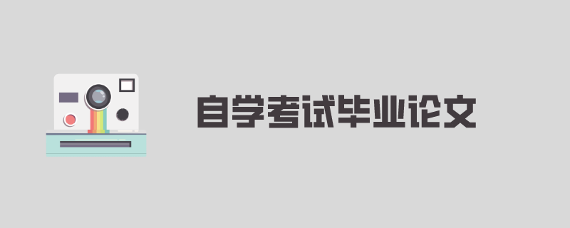自考论文