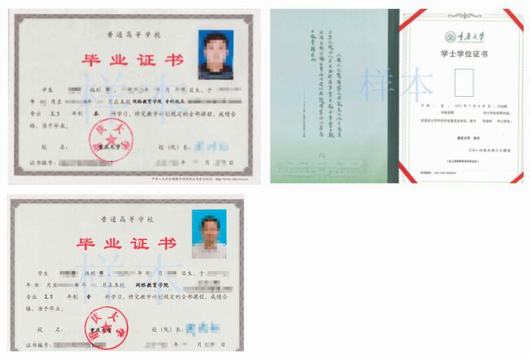 重庆大学网络教育毕业证书