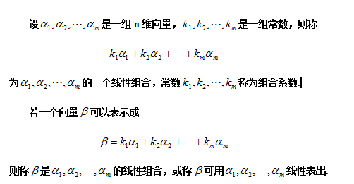 【自考复习资料】2020年江苏自考线性代数(经管类)笔记整理：n维向量的定义