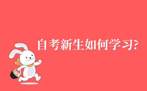 2021年江苏省自考新生如何学习?