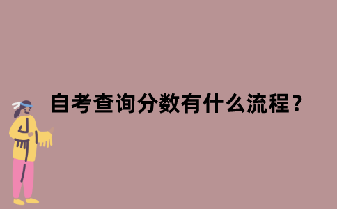 江苏省自考查询分数有什么流程？
