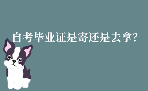江苏自考毕业证是寄过来还是去拿?能邮寄吗?