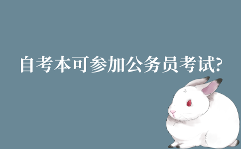 江苏自考本科可以参加公务员考试吗?报考条件有哪些?