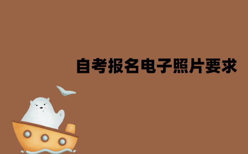 江苏自考报名电子照片有要求吗？要求有哪些？