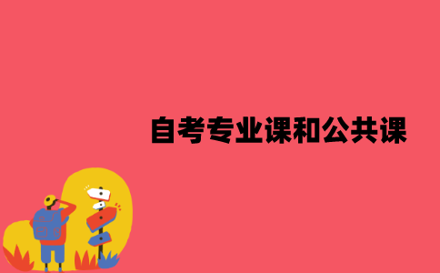 江苏自考专业课和公共课哪个先考？应该怎么安排课程？