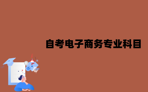 江苏自考电子商务专业考哪几门？