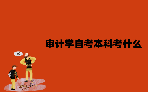 江苏审计学自考本科考什么？