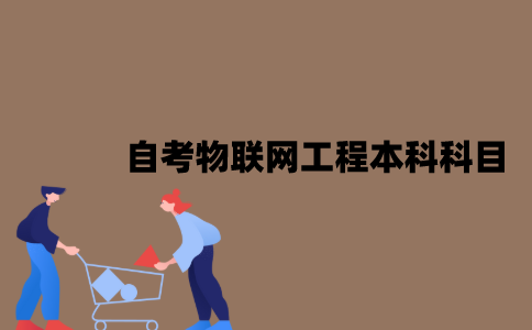 江苏自考物联网工程本科有哪些科目？
