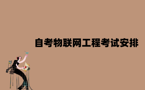 2022年7月江苏自考物联网工程考试是怎样安排的？