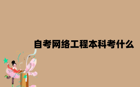 江苏自考网络工程专业本科考什么？