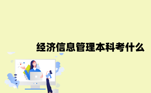 江苏自考经济信息管理专业本科考什么？