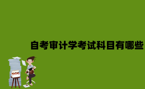 江苏自考审计学考试科目有哪些？