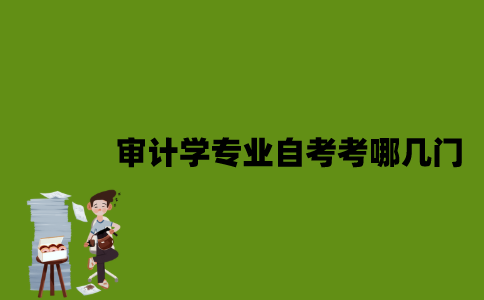 江苏审计学专业自考考哪几门？