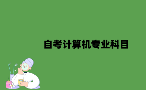 江苏自考计算机专业科目有哪些？