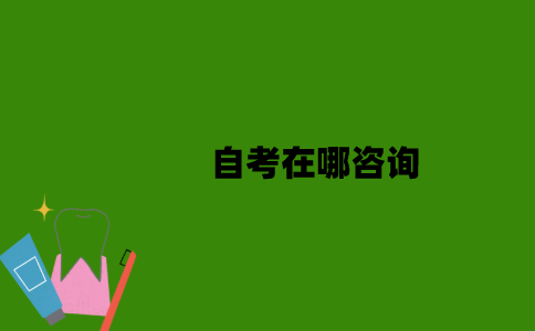 自考在哪咨询？