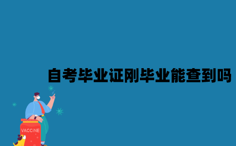 江苏自考毕业证是不是刚毕业就能查到？