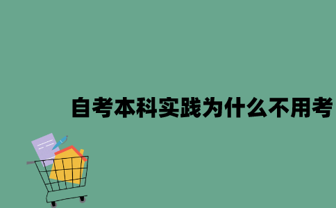 江苏自考本科实践为什么不用考2023年？