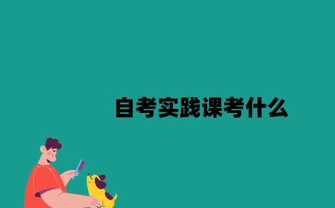 江苏自考实践课考什么2023年？