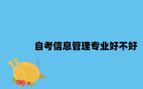 江苏自考信息管理与信息系统专业好不好2023年？