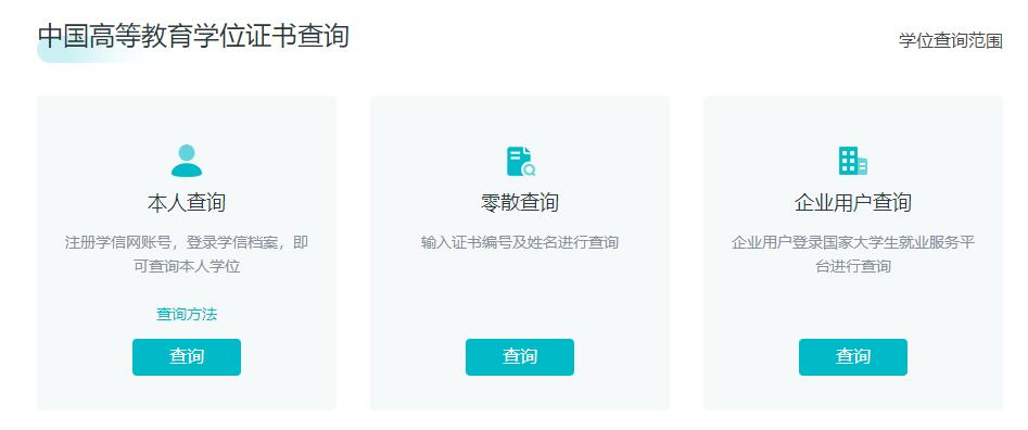 江苏自考学信网学位查询